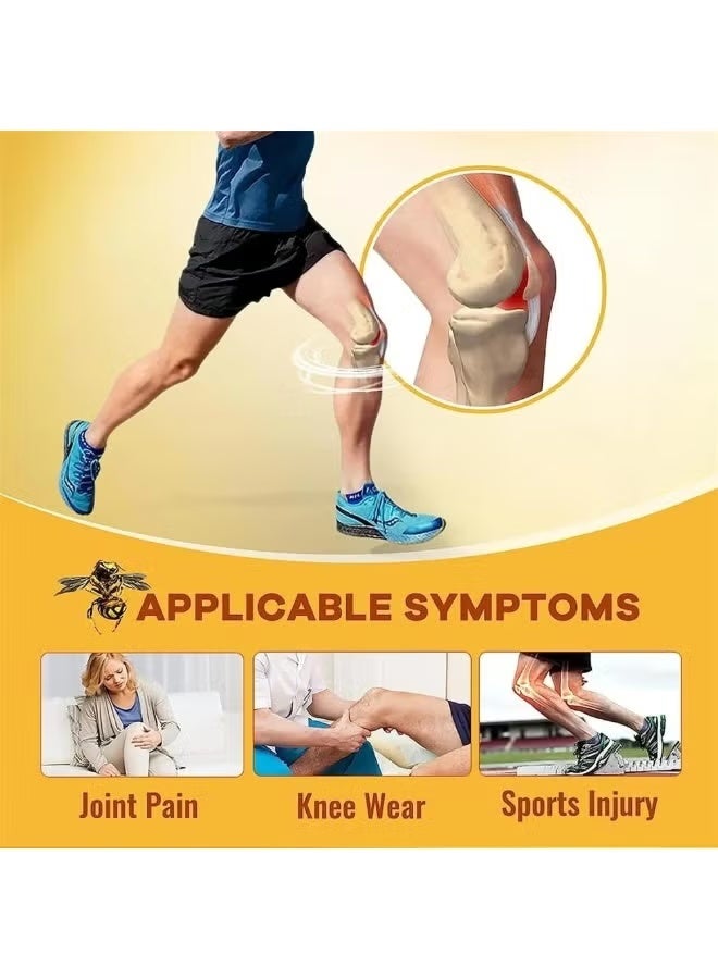 سوميفون مرهم لتخفيف آلام الغضروف المفصلي، كريم سم النحل لمفاصل الكتفين والرقبة والخصر والساقين، جل البروبوليس الاحترافي، يخفف من عدم الراحة في العظام والمفاصل 20X3 جم - Image 3